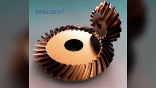 Penggerak Sudut Kanan Spiral Bevel Gear Presisi