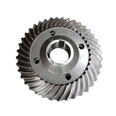 Custom Spiral Bevel Gear Industri Bagian Gear Precision Forged