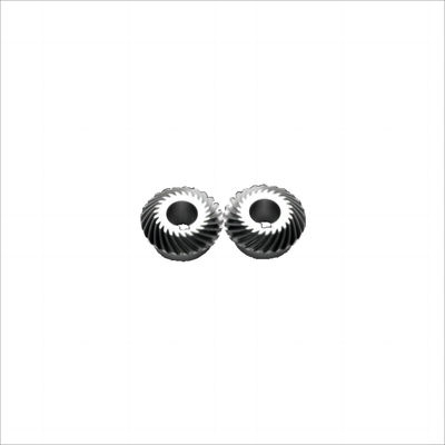 45 derajat stainless steel logam miniatur Miter Gear Screw Pinion Spiral Bevel Gear Untuk planet Reducer