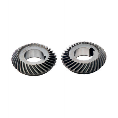 60 derajat Bevel Spiral Gear Mesin Jahit Ukuran Kecil Planet Reduktor
