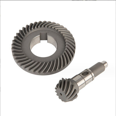 Arka Bevel Gear Spiral Reduction Gear Presisi tinggi Kebisingan rendah