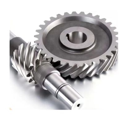 10Transmisi Grinding Gear Rasio Reduksi Besar Worm Gear Silinder