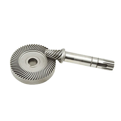 6 Grade, 20CrMnTi Spiral Bevel Gear, Grinding Gear, Disesuaikan