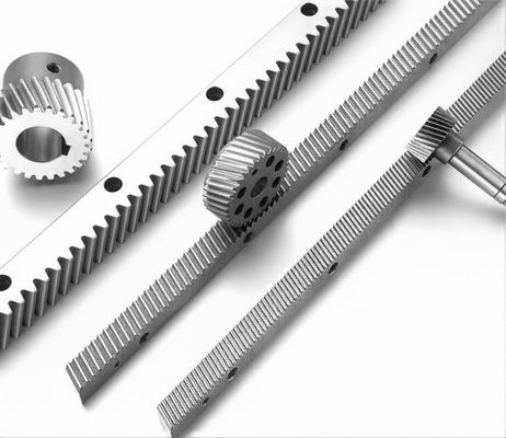 DIN 6- DIN 8 Helical Gear Straight Gear Rack dengan Milling, Grinding & quenching