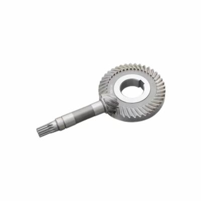 Polisher Spiral Helical Hypoid Bevel Gear Set Forged Casting Crown Bevel Pinion untuk polishing edging machine