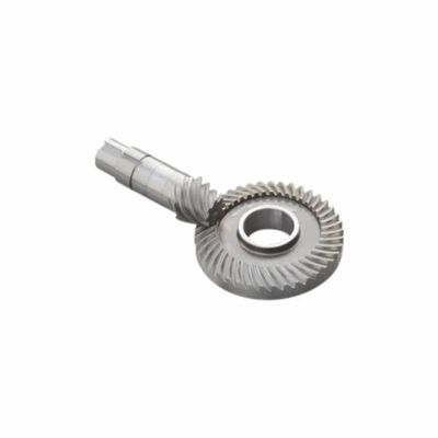Polisher Spiral Helical Hypoid Bevel Gear Set Forged Casting Crown Bevel Pinion untuk polishing edging machine
