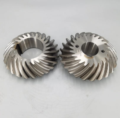 Modul besar spiral Bevel Gear Kualitas tinggi menempa Roda Mahkota Besar Pinion Produsen profesional