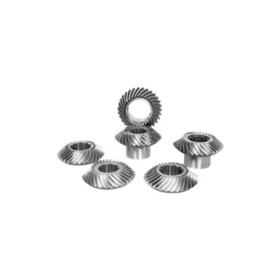 CNC Grinded Pinion OEM Spiral Helical Bevel Gear Untuk Alat Mesin