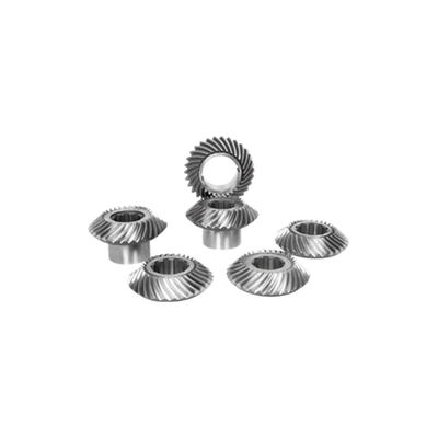 CNC Grinded Pinion OEM Spiral Helical Bevel Gear Untuk Alat Mesin
