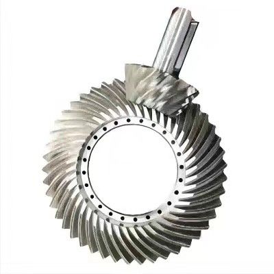 Hypoid Gear Set Bevel Gear Pinion Shaft Kekuatan Tinggi Dan Torsi Tinggi