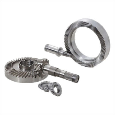 Cemented Quenching Treatment Steel Spiral Bevel Gear untuk Transmisi Reducer Mikro
