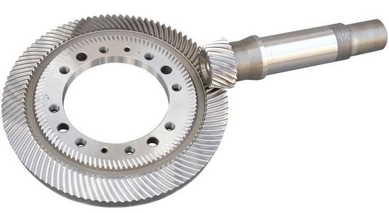 Gleason tipe gigi profil tempering Bevel Gear Set untuk sistem transmisi daya