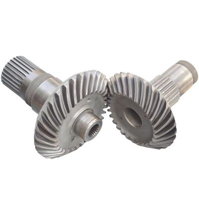 Modul kecil Spline Shaft Spiral Bevel Gear Grinding Gear dengan presisi tinggi