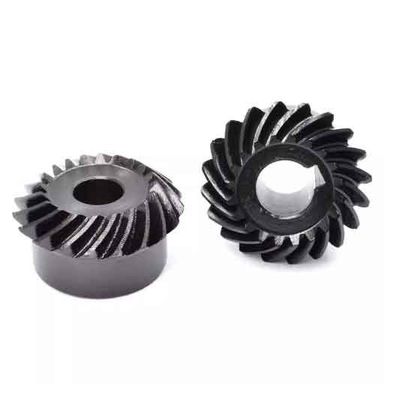 1.5 Modul Roda Mahkota Dan Pinion Baja Hardened Spiral Bevel Gear Untuk sepeda