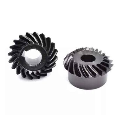 1.5 Modul Roda Mahkota Dan Pinion Baja Hardened Spiral Bevel Gear Untuk sepeda