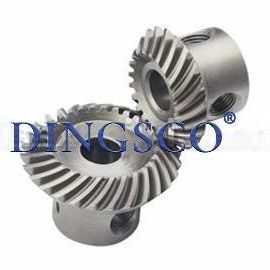 21/28 Gigi Modul kecil presisi Spiral Bevel Gear Arc Bevel Gear