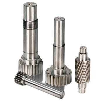 Gleason Tipe Profil Gigi Pompa Minyak Gear Shaft untuk aplikasi presisi