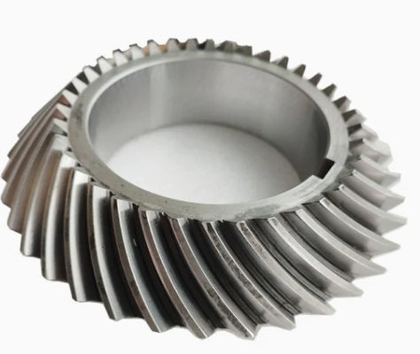Gear Obelix Aksial Bulat, Pinion Bevel Miniatur Disesuaikan Untuk Industri