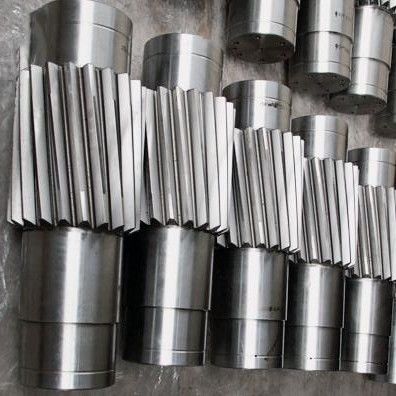 42CrMo Gear shaft customer industrial gear shaft untuk bagian berputar