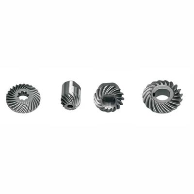 Aksesoris alat listrik Bevel Helical Gear Spiral Pinion untuk suku cadang pemotong