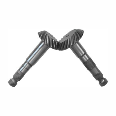 Non-90 ° Axis Angle Spiral Bevel Gear Pinion Skew Transmission Untuk Poros Depan Dan Belakang
