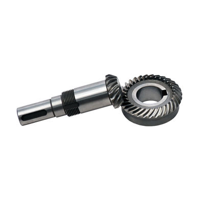 Industri 13 Gigi 24 Gigi Grinding Gear Disesuaikan Sekrup Pinion Helical Bevel Gigi dengan Profil Gigi Gleason