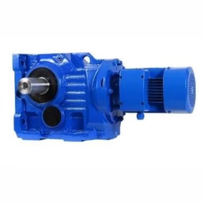 Reducer Kecepatan Industri Helical Bevel Gear 90 derajat Motor Sudut Kanan Spiral Bevel Gear