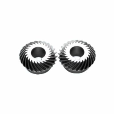 Grinding Cone Gear Set High Precision Helical Teeth Untuk Robot