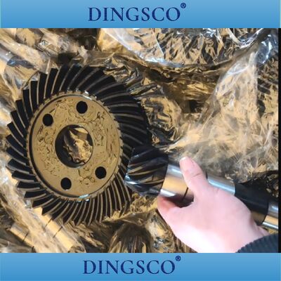 High Precision Spiral Bevel Gear Set untuk Sistem Penggerak Industri Sudut Kanan