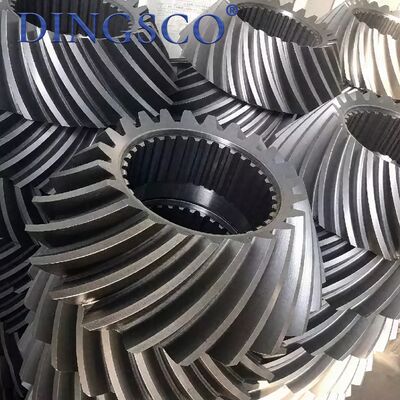 Disesuaikan 20CrMnTi Spiral Bevel Gear Set untuk Industrial Machine Power Transmission