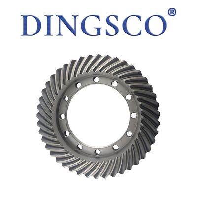 Custom Spiral Bevel Crown Wheel Gear Truck Axle Differential Bevel Gear Layanan OEM