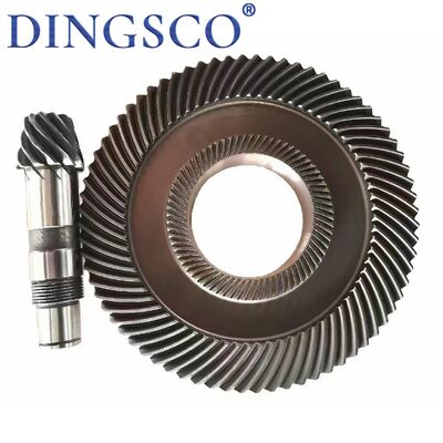 Custom HRC 58?? 62 Spiral Bevel Gear Pinion Dari China Harded Steel untuk Mesin Industri